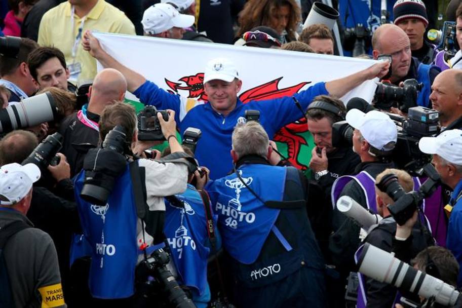 Ancora Jamie Donaldson, debuttante in Ryder Cup. Getty